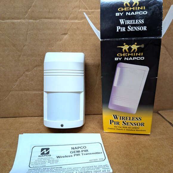 NAPCO GEMINI GEM-PIR WIRELESS PIR SENSOR "NEW OLD STOCK" - Picture 4 of 6